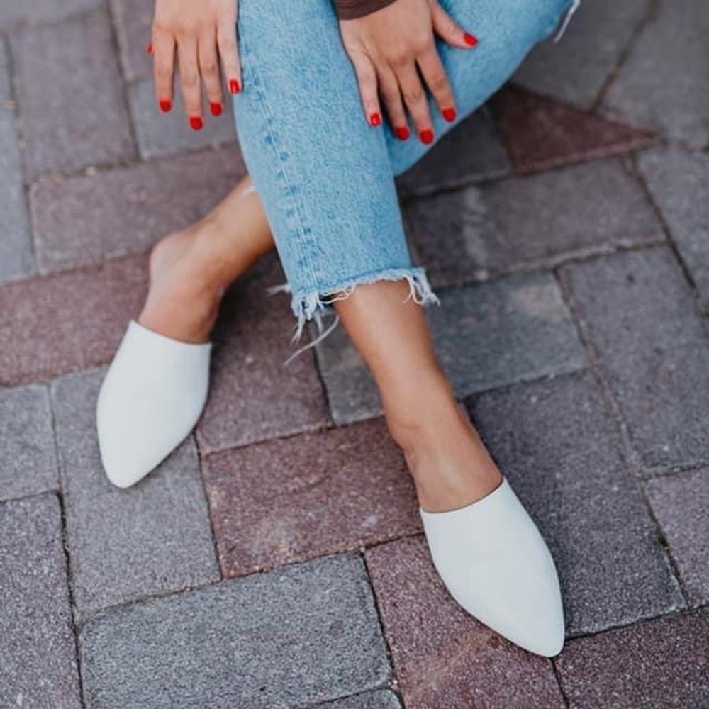 💥 BOGO 💥 NWT Rollasole White Croc Slip On Mule | 6 7 8 9 10 11